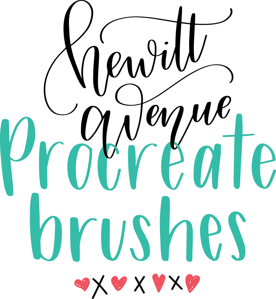 Procreate App Brushes for Hand Lettering + Free Custom Procreate Brush