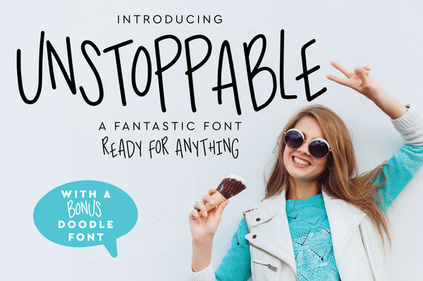 Unstoppable Handwritten Font - Hewitt Avenue