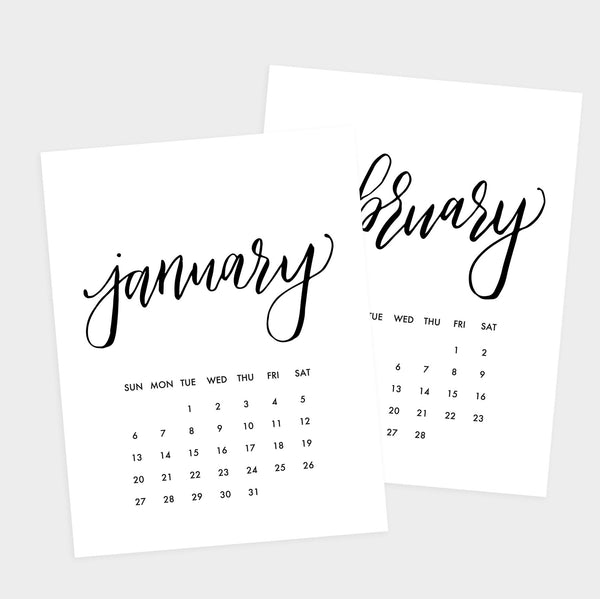 2021 Printable Calendar