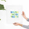 Brush Those Teeth Bathroom Printable Art - Hewitt Avenue