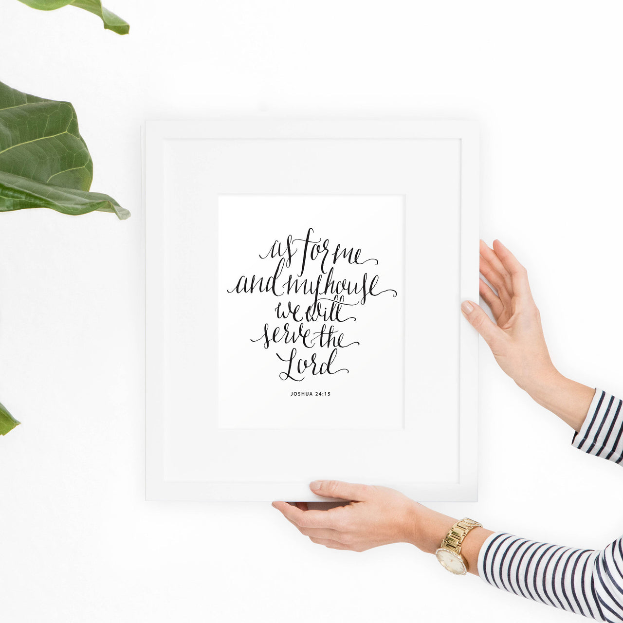 Joshua 24:15 Art Print - Hewitt Avenue