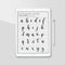 BUNDLE Uppercase and Lowercase Lettering Guides - Hewitt Avenue