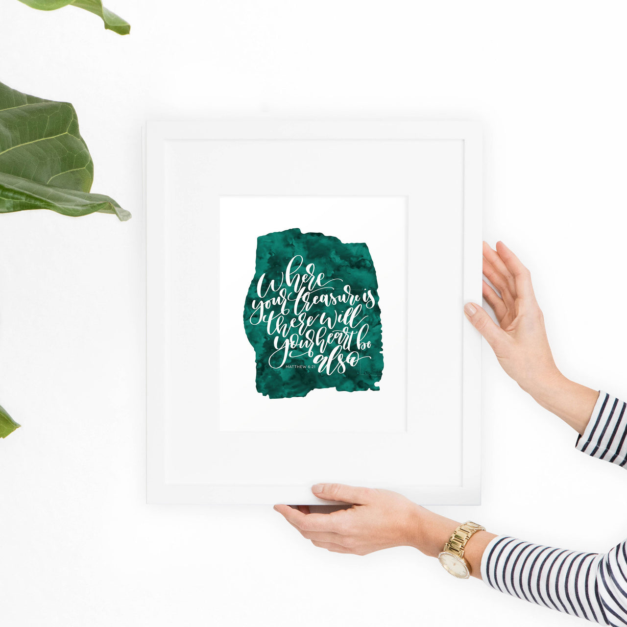 Matthew 6:21 Printable Art - Hewitt Avenue