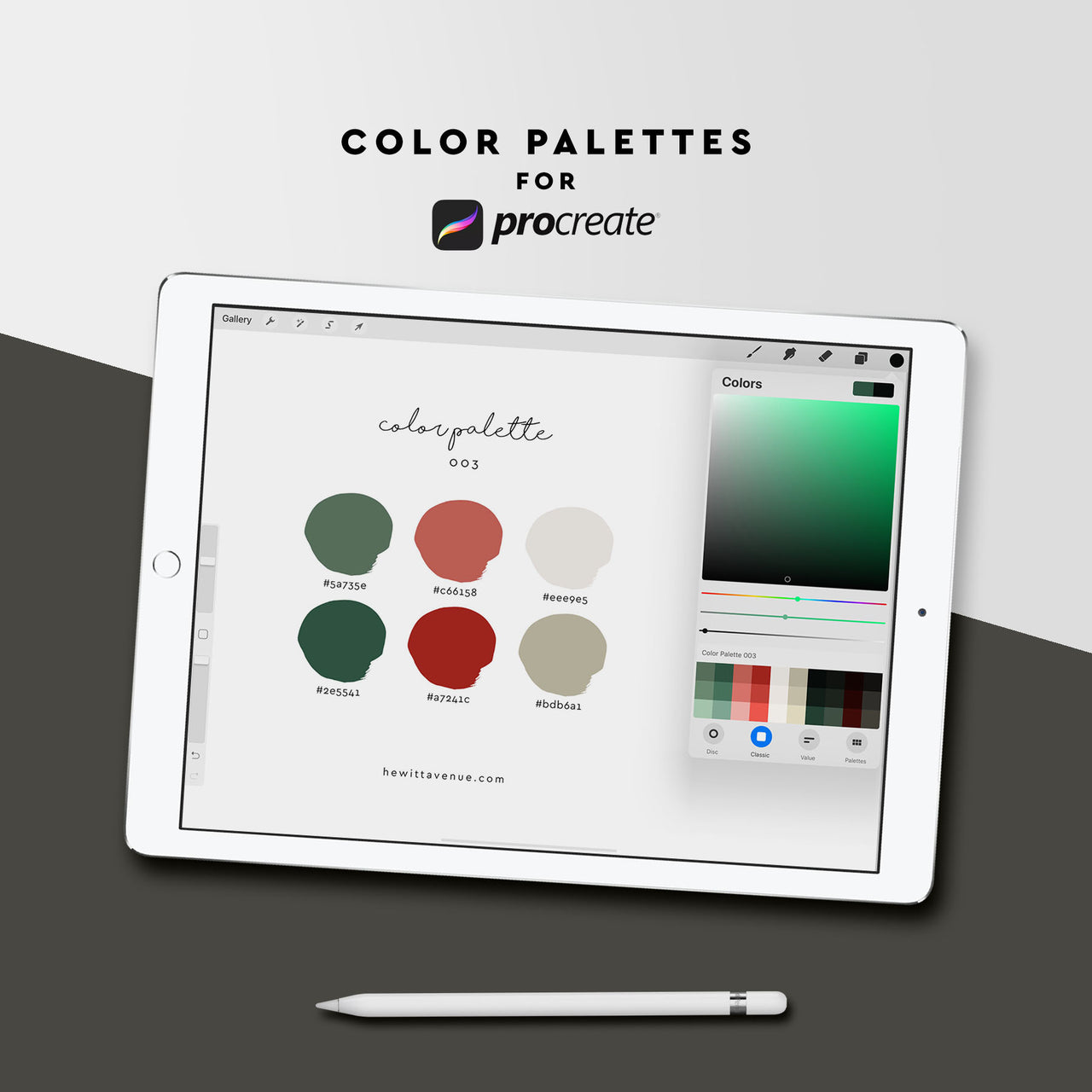 Color Palette 003 - Hewitt Avenue