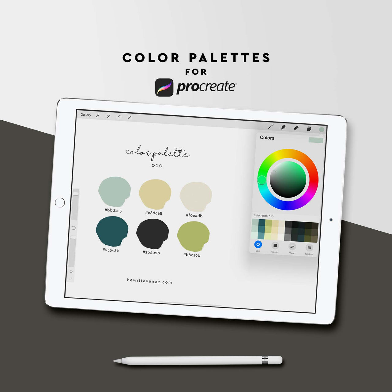 Color Palette 010 - Hewitt Avenue