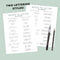 FALL Lettering Practice Sheets, iPad Lettering, Words to Letter Fall Edition - Hewitt Avenue