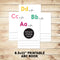 DIY Alphabet Book Baby Shower Activity Game, 8.5x11 - Hewitt Avenue