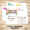 DIY Alphabet Book Baby Shower Activity Game, 8.5x11 - Hewitt Avenue