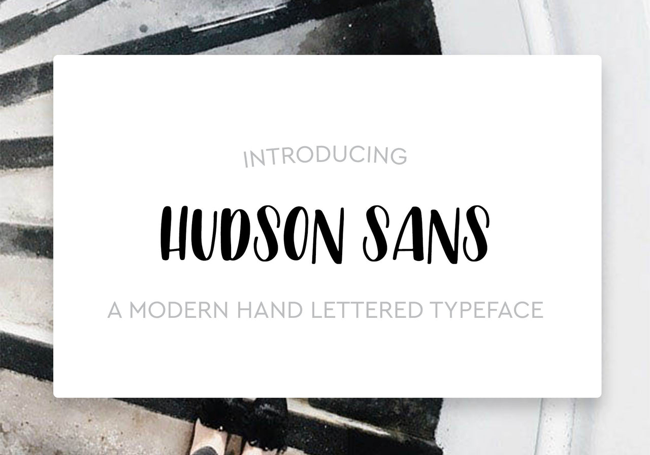 Hudson Sans Handwritten Font - Hewitt Avenue