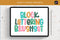 Procreate Block Lettering Brushset