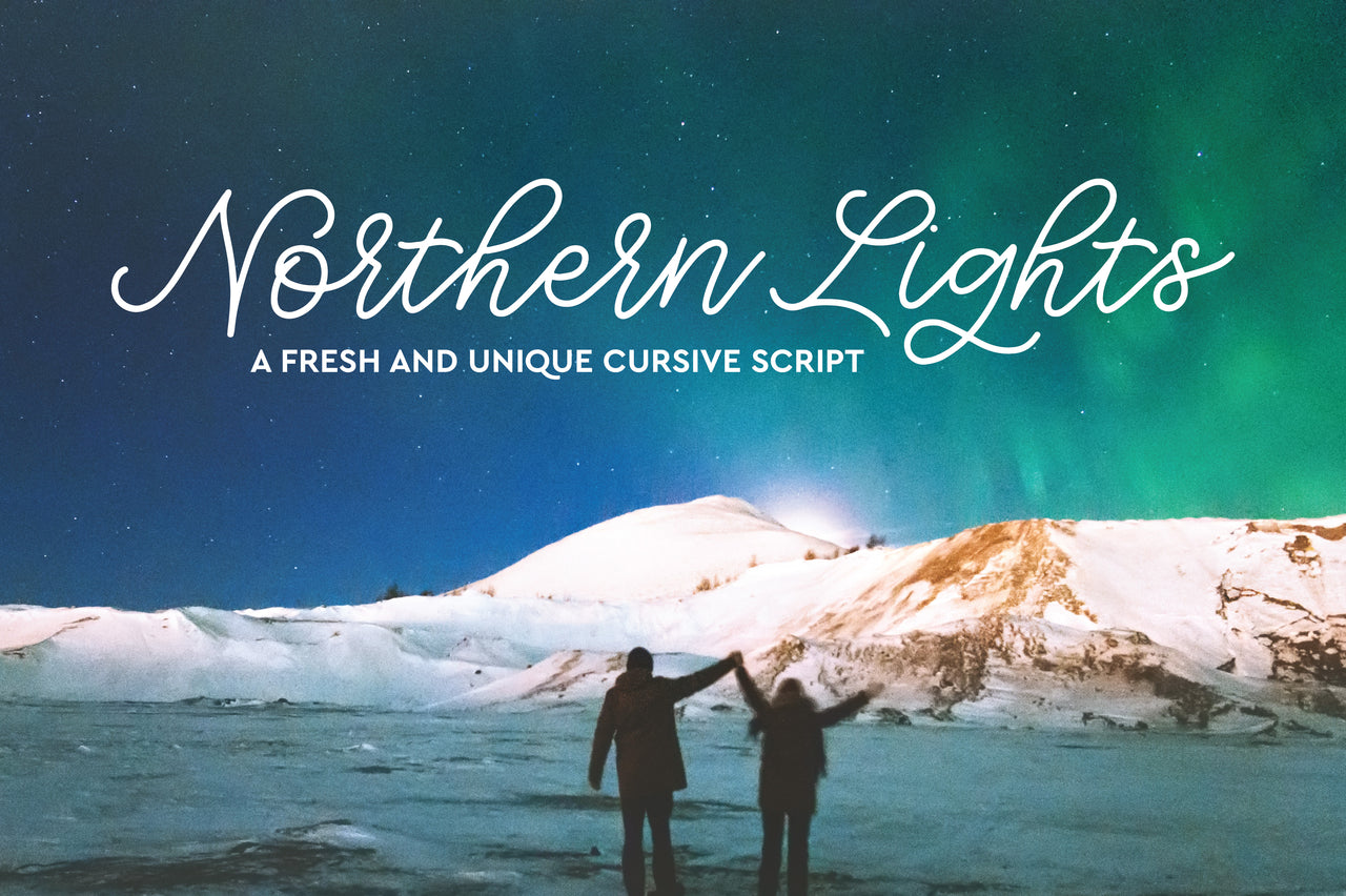 Northern Lights Script Font - Hewitt Avenue