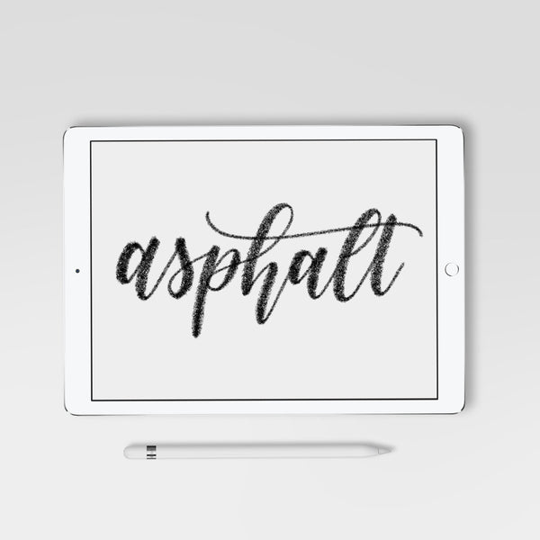 Asphalt Procreate Brush - Hewitt Avenue