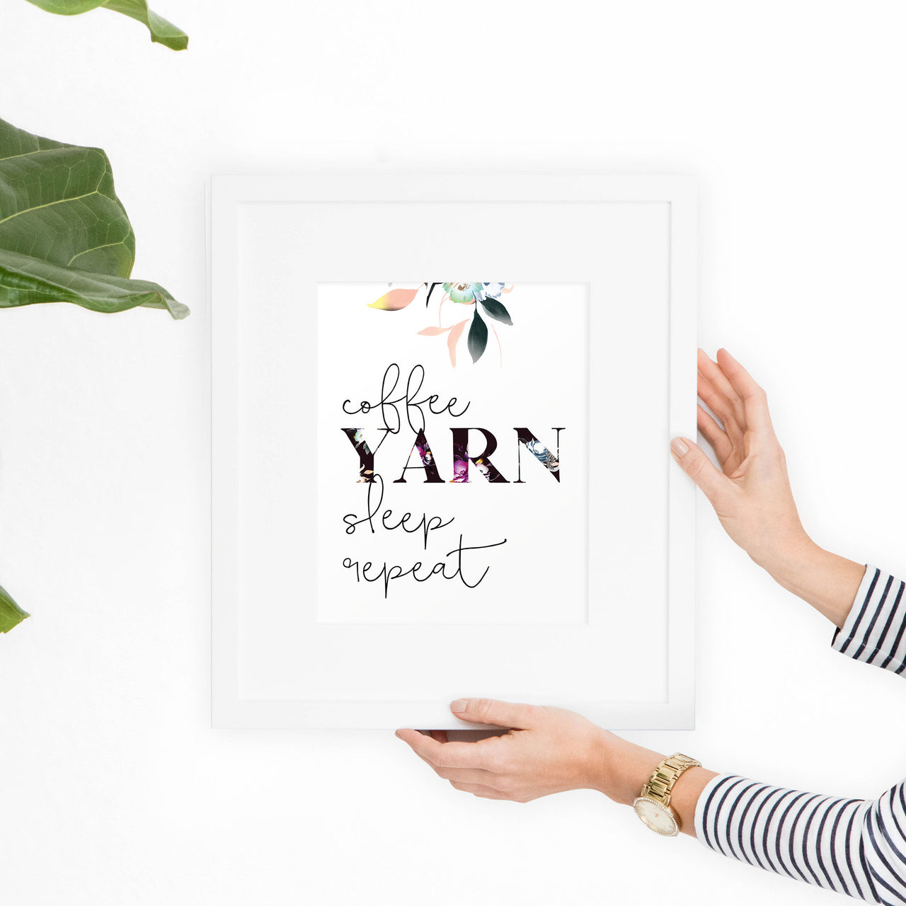 Yarn + Coffee Printable Art - Hewitt Avenue