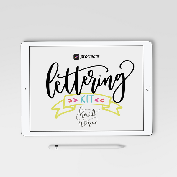 Procreate Lettering Kit - Hewitt Avenue