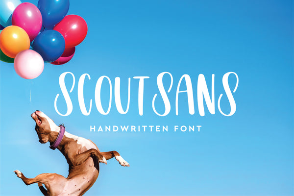 Scout Sans Handwritten Font - Hewitt Avenue