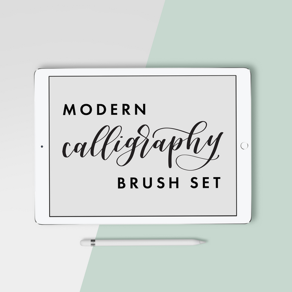 Modern Calligraphy Procreate Brush Set - Hewitt Avenue