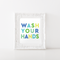 Wash Your Hands Bathroom Printable Art - Hewitt Avenue