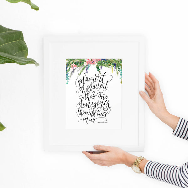 Virginia Woolf Printable Art Print - Hewitt Avenue